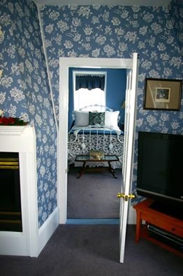 View through the door way of Victoria guest room's second bedroom